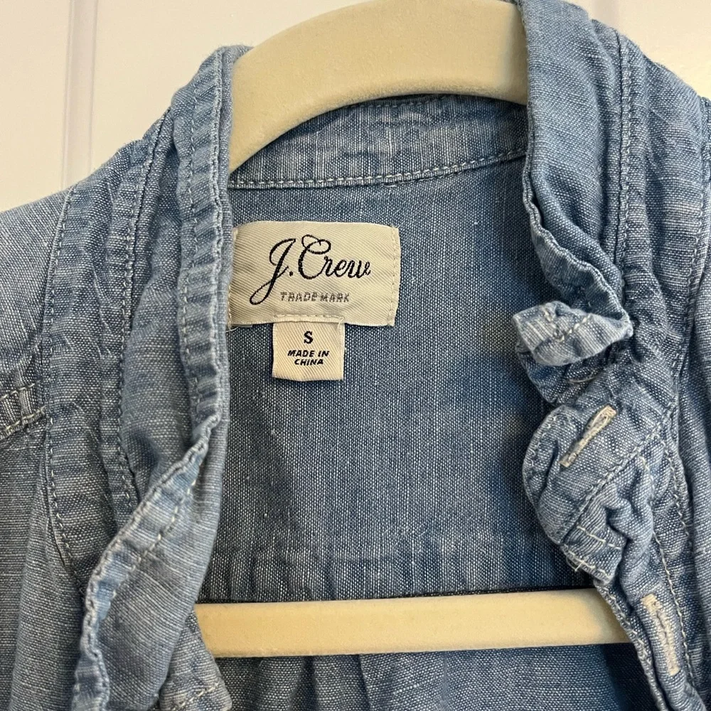 J. Crew Light Blue Chambray Shirt